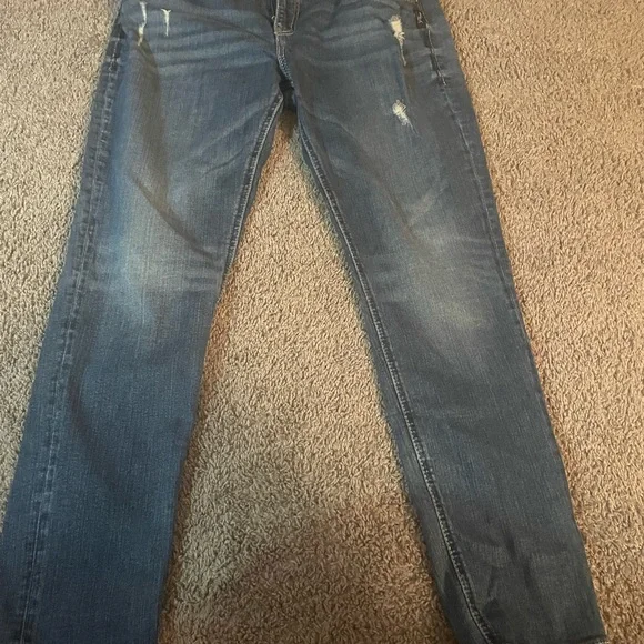 Silver Jeans girlfriend fit straight leg worn very little a little distressed - Picture 7 of 10